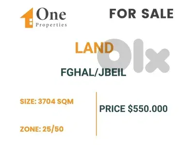 LAND FOR SALE IN FGHAL LAND FOR SALE IN FGHAL