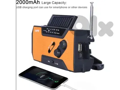 Solar Radio, AM/FM Crank Radio, Rechargeable, Dynamo, Waterproof, Dynamo Light. Solar Radio, AM/FM Crank Radio, Rechargeable, Dynamo, Waterproof, Dynamo Light.