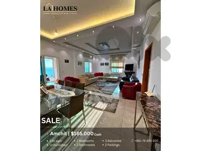 apartment for sale in amchit شقة للبيع في عمشيت