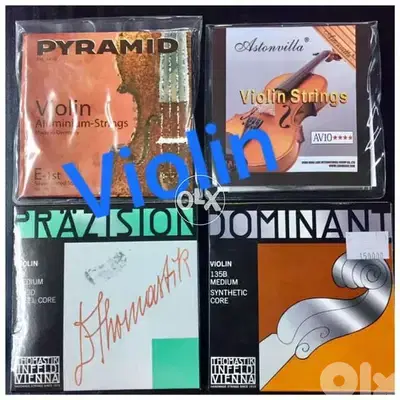 Violin strings اوتار كمنجا عدة انواع