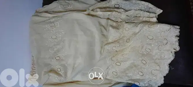Curtain. برادي فخمةwhite:345L×530W(1 piece). Bej:295Lx445W(2 pieces)