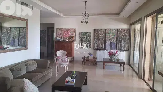 L08730 - Apartment For Rent with Garden and Terrace in Baabdat
