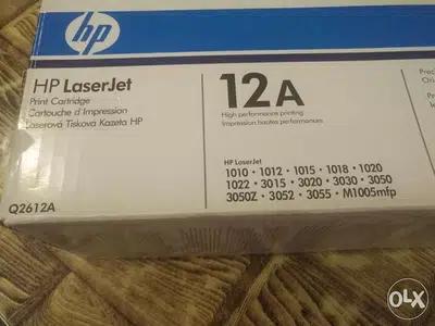 HP laser jet black ink cartridge