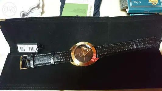 Gold plated watch new