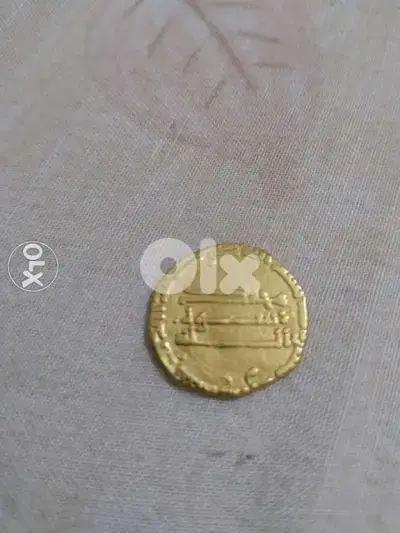 Islamic Abbasid Gold Dinar Coin era of Haroun El Rachid year 182 AH Islamic Abbasid Gold Dinar Coin era of Haroun El Rachid year 182 AH