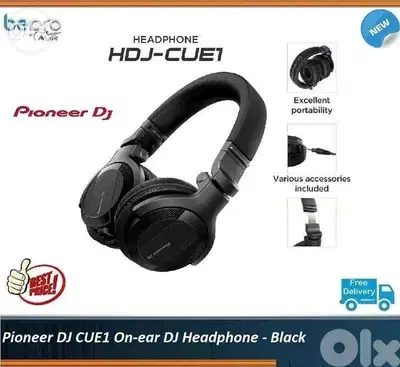 Pioneer DJ CUE1 On-ear DJ Headphone - Black Closed-back DJ Headphones