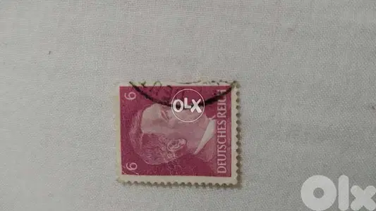 Nazi Hitler German Deutschland Stamp World War II