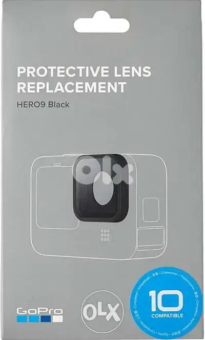 GoPro Protective Lens Replacement HERO 13/12/11/10/9 Camera