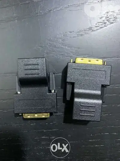 DVI to Cat 6 extended plug