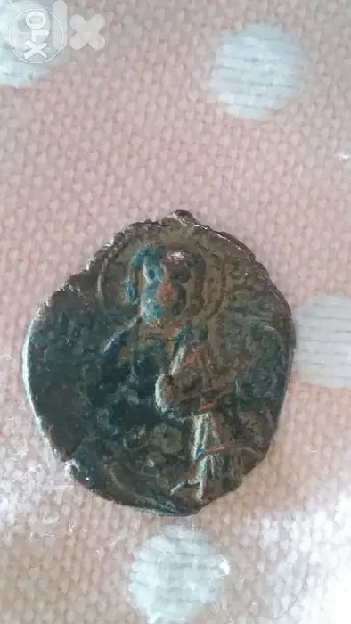 Jesus Christ Ancient Byzntine Bronze Coin year 970 AD