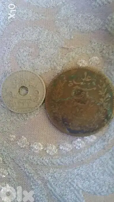 Two Tunis Coins Al Masra year 1309 Hjj & Mohamad Naser year 1337 Hij
