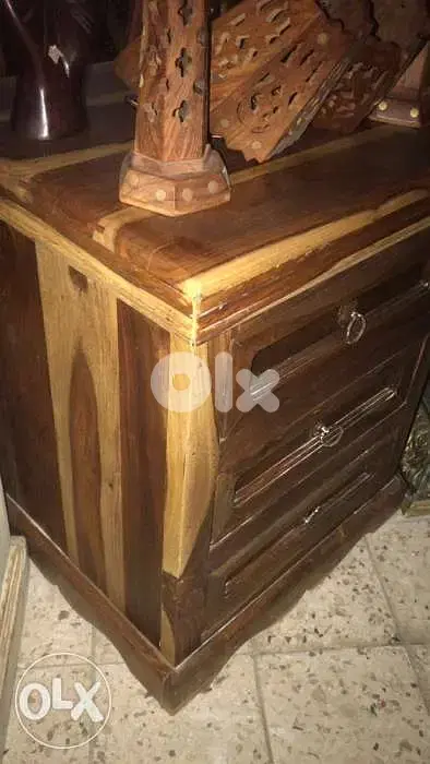 comode solid wiod teak