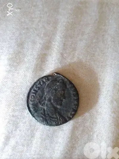 Ancient Roman Bronze Coin for Emperor Contstantine the Great year 306