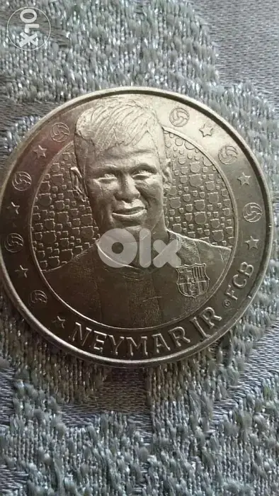 Brazil Neymar JR Commemorative Coin Special for Barcelona Fans