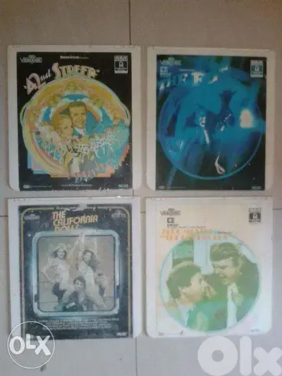 vintage ultra rare RCA videodiscs 7$/disc