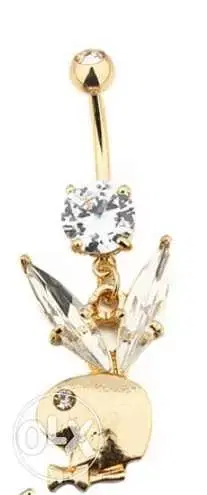 Gold plated rabbit piercing 10$