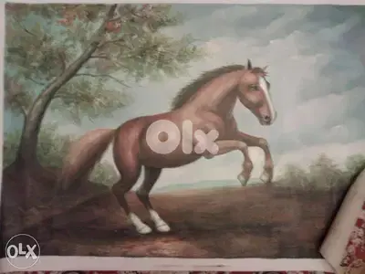 printed on canevas painting size 100*70 excellent condition