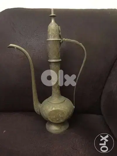 إبريق تراثي نحاس قديم Old brass jug heritage