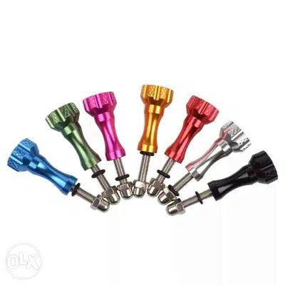 Aluminum Screw coloured 3 pcs for Gopro Camera