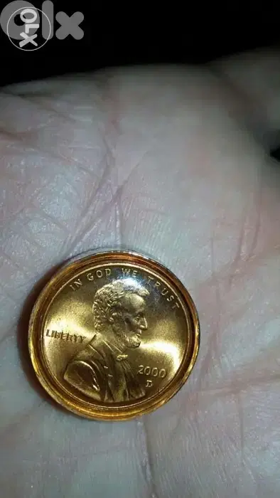 Special Pendant USA Lincoln Cent year 2000D y