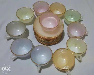 Pretty coffee cups verry hay quality 24k. gold plated/ 55$ only
