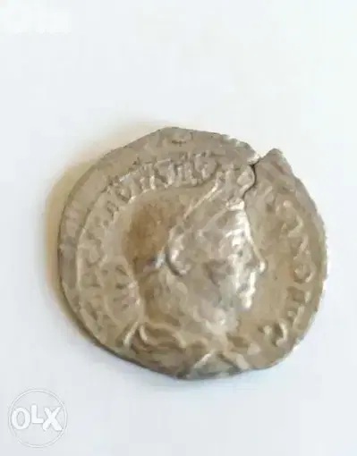 Ancient Roman Silver Coin for Emperor Caracalla year 198 AD