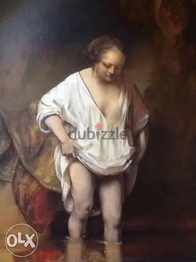 oil painting after rembrandt