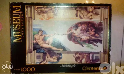 clementoni museum collection puzzle 1000pcs adam creation