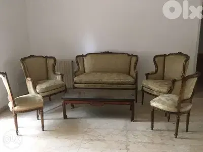 Salon Louis XVI antique d’époque 5 pieces