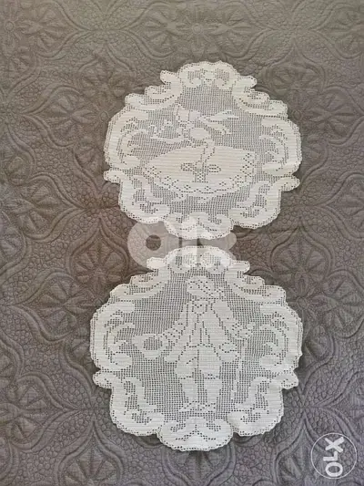 Crochet table covers
