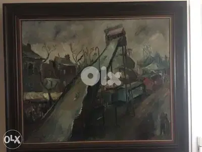rare painting George’s Cyr oil on canvas