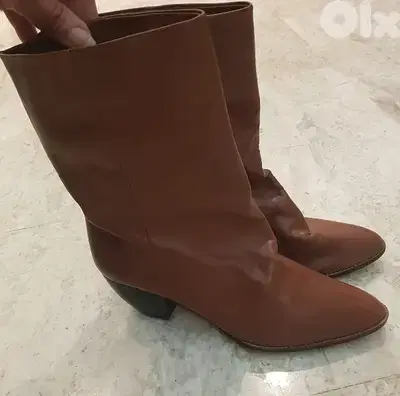 real leather boots size 9M