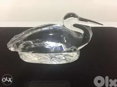 authentic cristal baccarat water bird