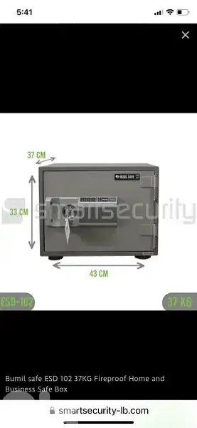 Bumil safe made in Korea Fireproof Home and business safe