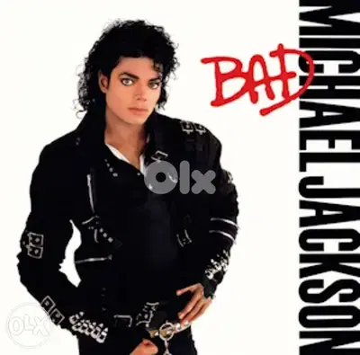 Michael Jackson BAD album vinyl.