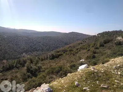 800m2 land + mountain view for sale in Mechmech  -ارض للبيع في مشمش