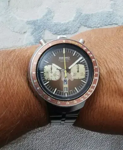 Vintage Automatic Chronograph Seiko Bullhead