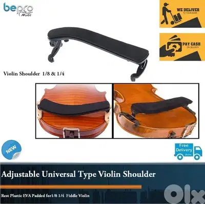 Universal Type Violin Shoulder for 1/2 & 3/4 & 4/4 Fiddle Violin size.