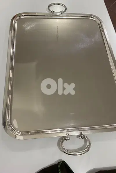 rare big serving tray Christofle model Albi