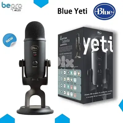 Blue Microphones Yeti Multi-pattern USB Condenser Microphone -Blackout