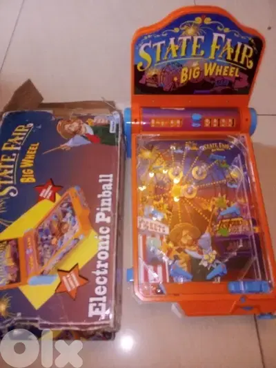 Vintage kids electronic pinball in box
