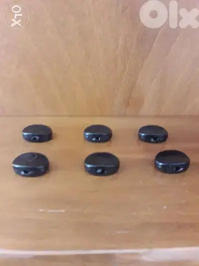 Buttons for pegs of Guitar (black) : 6PCS