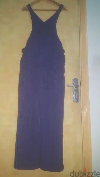 Mango sport dungaree salopette small/ medium سالوبيت قطن