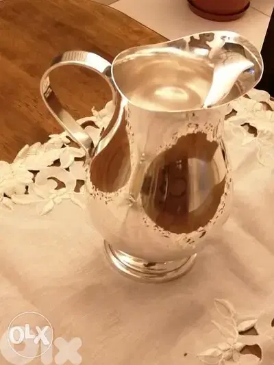 Caraffe fleuron silver plated