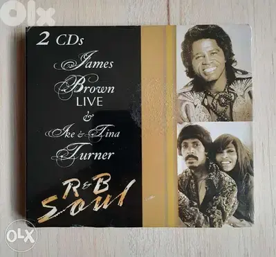 James Brown Live & Ake & Tina Turner Music CD.