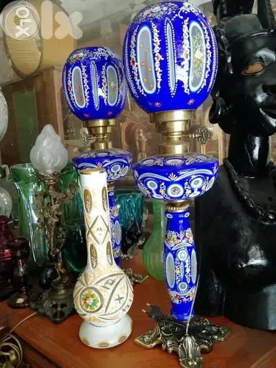 لمبادير عدد٢ ايراني عجمي اصلي شغل يدوي ٣ طبقات مرسم جميل مميز سعر مغري