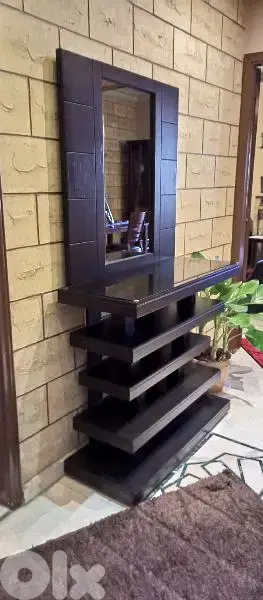 كونسول مودرن جديد لون جوزي غامق