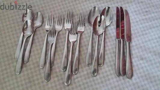 Stainless Steel Cutlery 15 pieces - Hampton