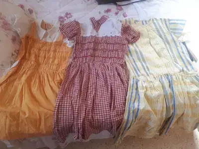 summer dresses, 8 dollars each