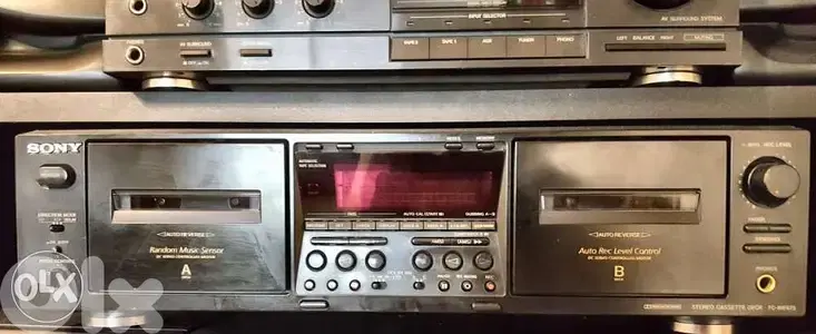 SONY Stereo Double Cassette Dolby Deck TC-WE675